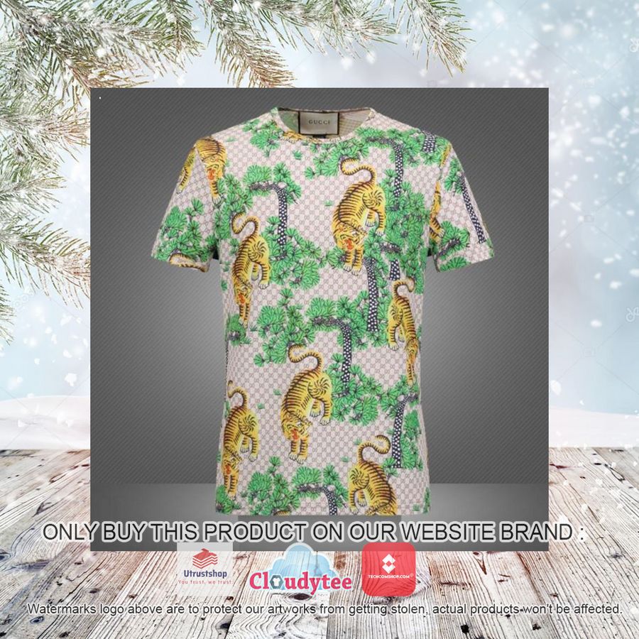 gucci tiger into the wood 3d over printed t shirt 3 26656