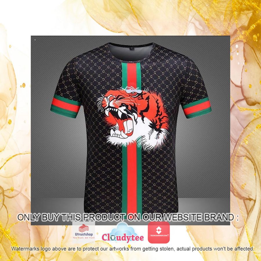 gucci tiger red green stripe 3d over printed t shirt 4 97454
