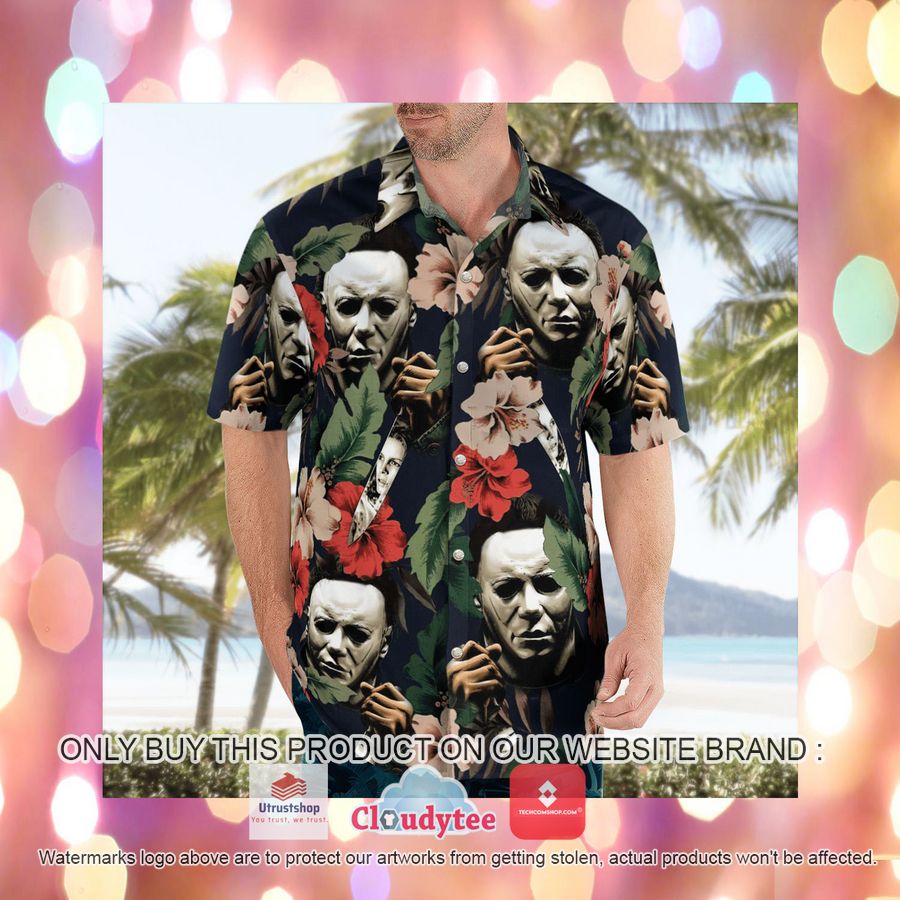 horror character michael myers hibiscus hawaiian shirt 11 87798