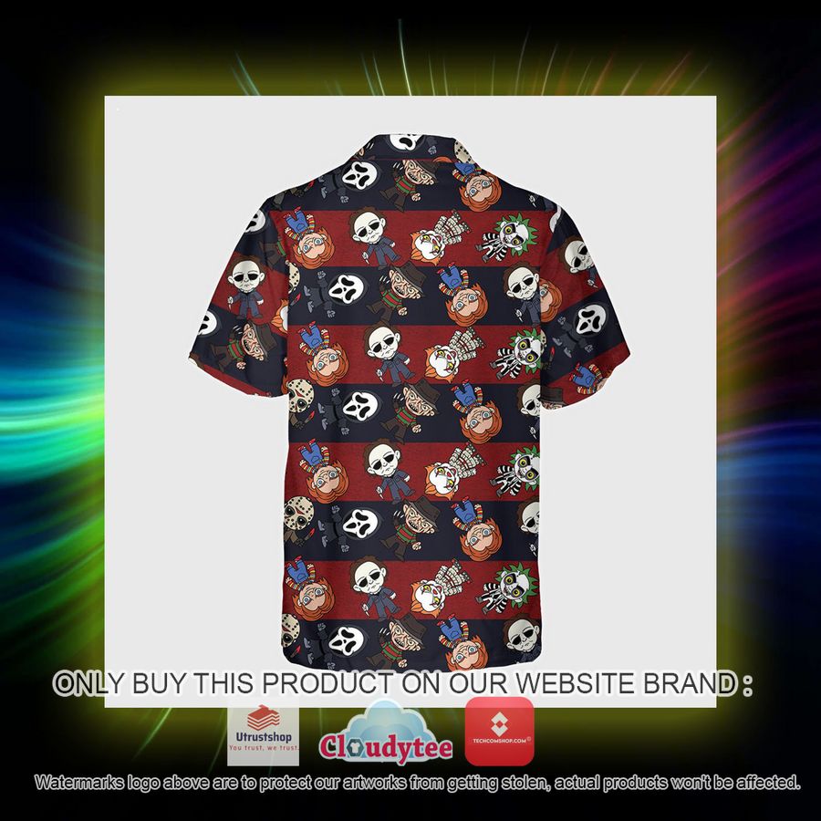 horror movie chibi characters hawaiian shirt 5 26557