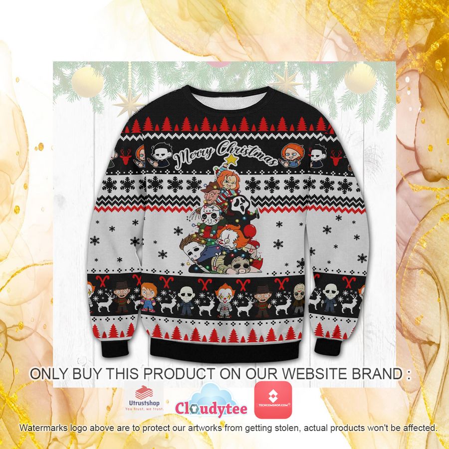 horror movies christmas ugly sweater 1 37671