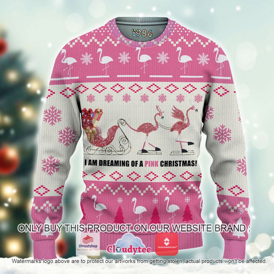 i am dreaming of a pink christmas christmas all over printed shirt hoodie 1 25389