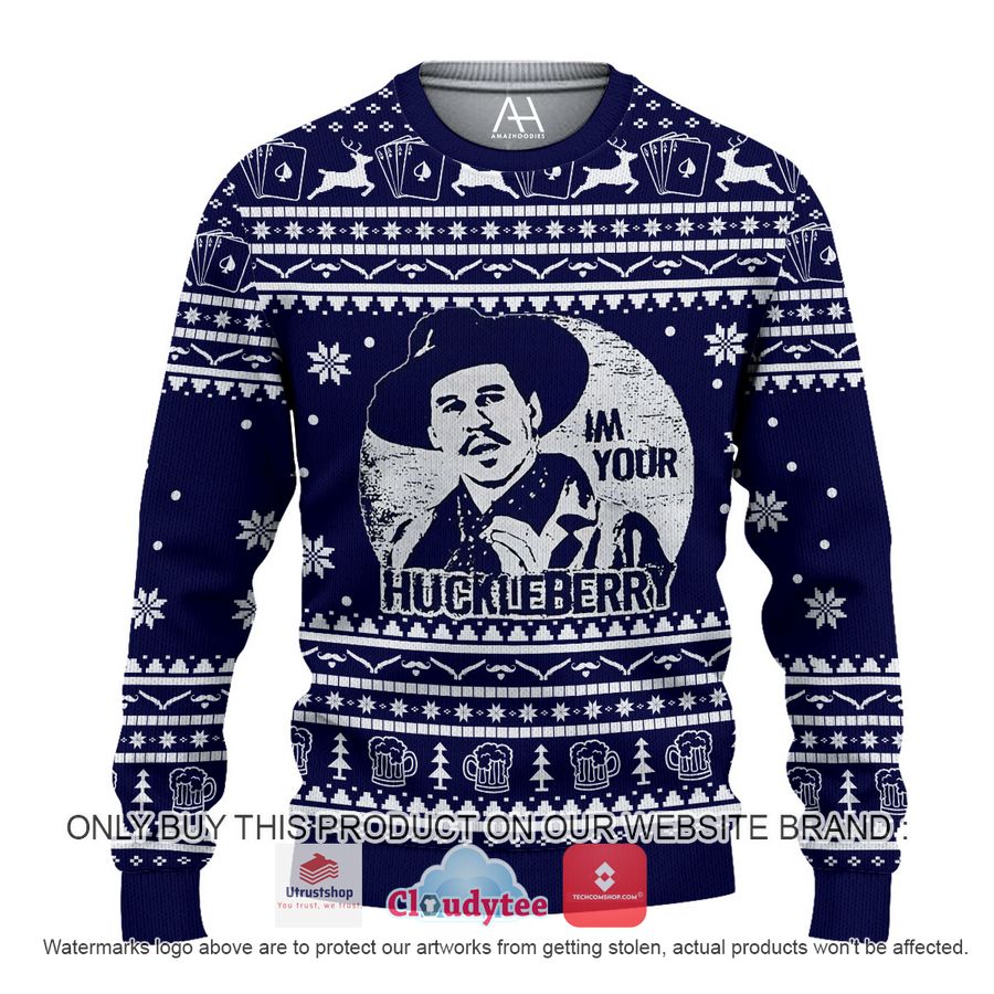 im your huckleberry meme christmas all over printed shirt hoodie 1 2652
