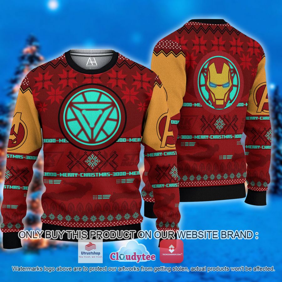 iron man christmas all over printed shirt hoodie 1 96044