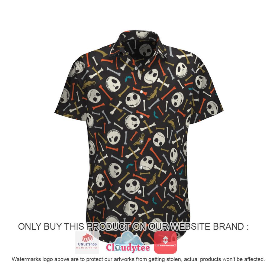 jack skellington color bones hawaiian shirt 1 29884