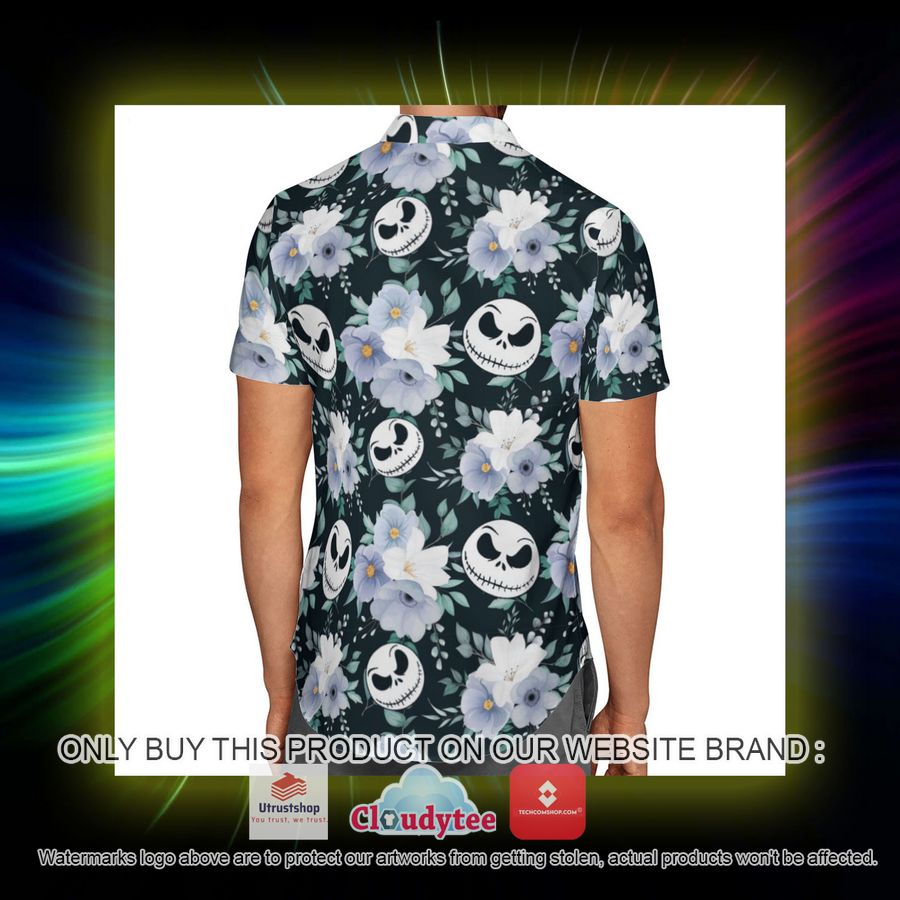 jack skellington flower black hawaiian shirt 6 98687
