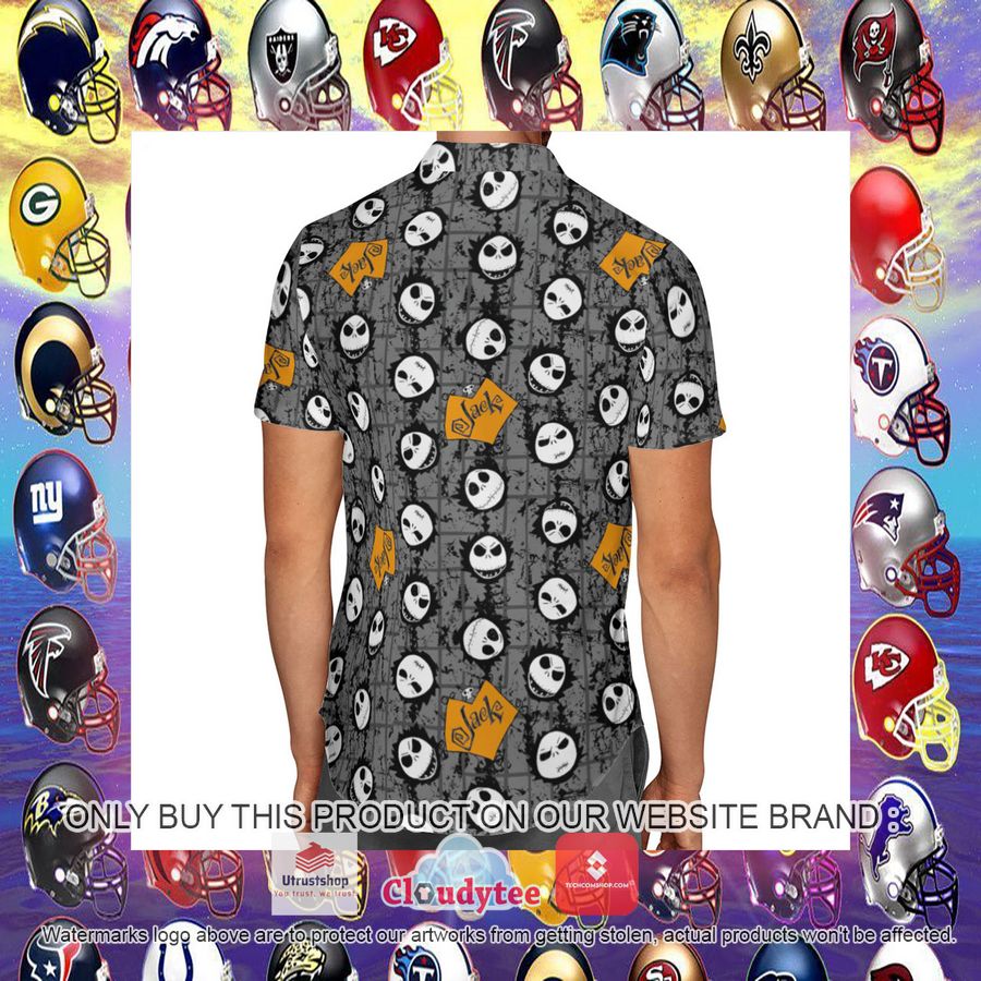 jack skellington spooky face hawaiian shirt 12 13663