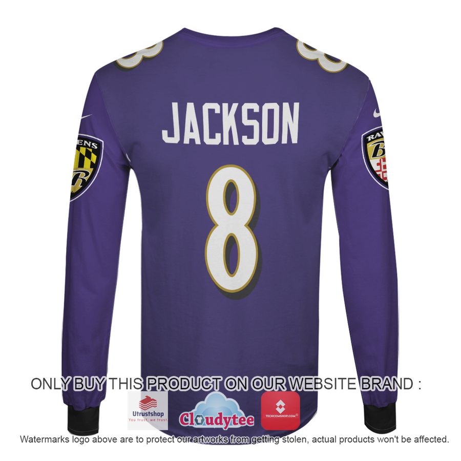 jackson 8 baltimore ravens nfl hoodie shirt 4 38398