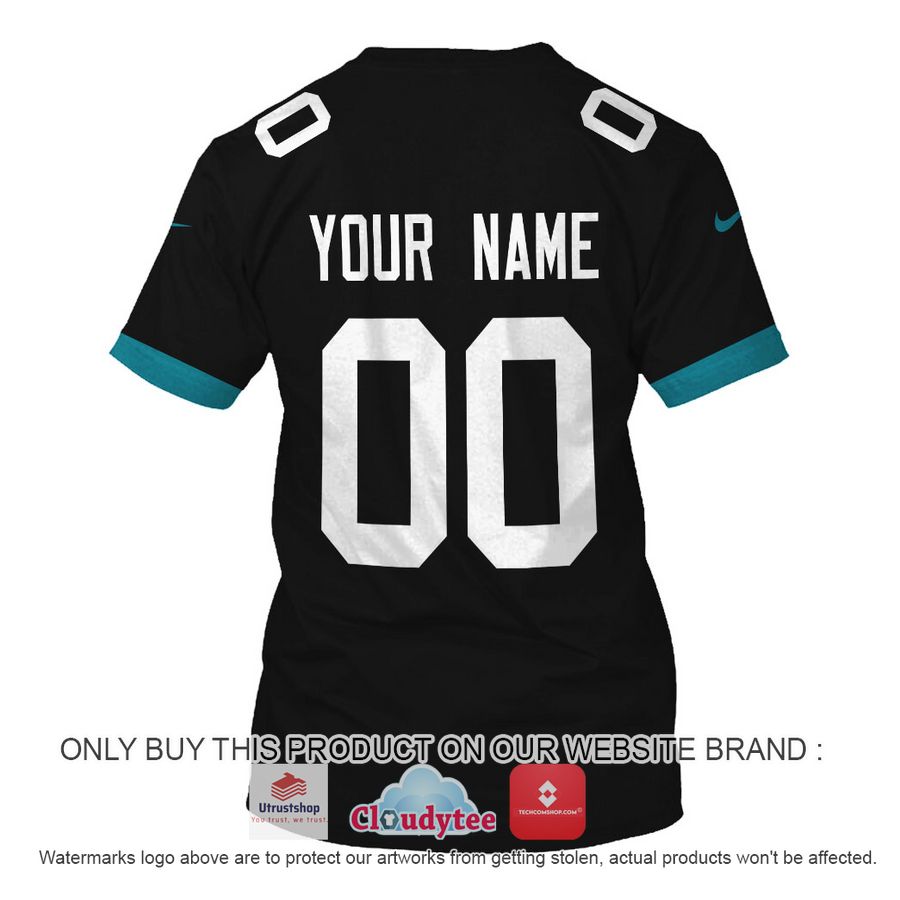 jacksonville jaguars custom name and number black nfl hoodie shirt 6 62138