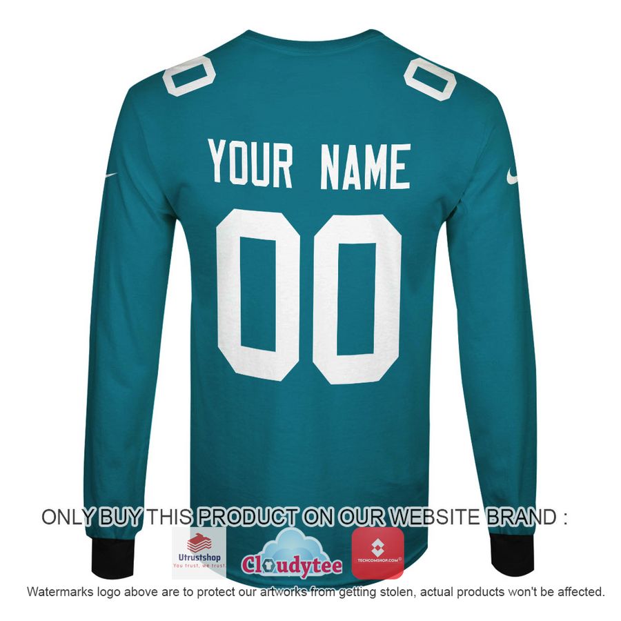 jacksonville jaguars custom name and number nfl hoodie shirt 4 89895