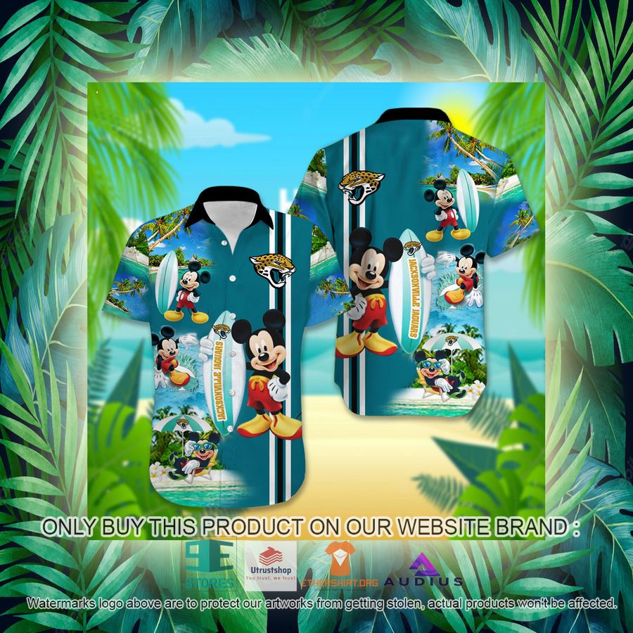 jacksonville jaguars mickey mouse surfboard hawaii shirt 3 42086