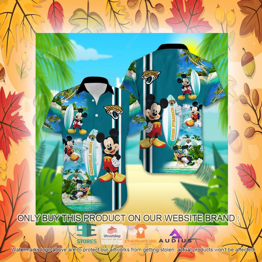 jacksonville jaguars mickey mouse surfboard hawaii shirt 4 81633