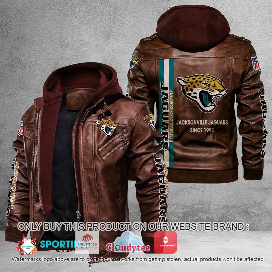 jacksonville jaguars since 1993 nfl leather jacket 2 62450