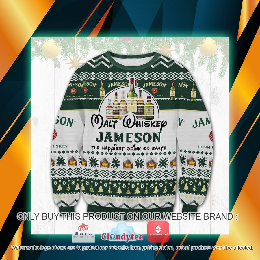 jameson happiest drink walt whiskey ugly sweater 1 76579