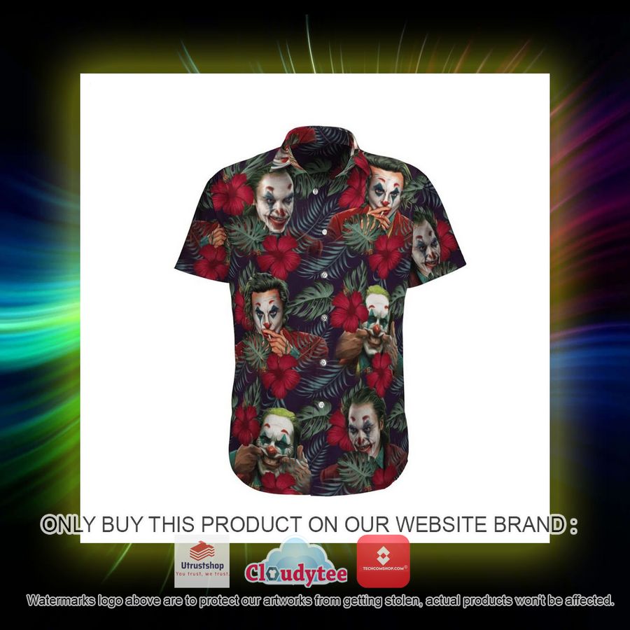 joker cool red hibiscus hawaiian shirt 4 36750