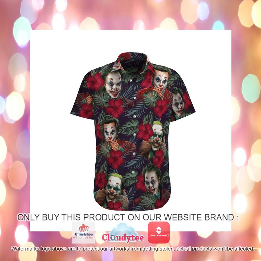 joker cool red hibiscus hawaiian shirt 7 54650
