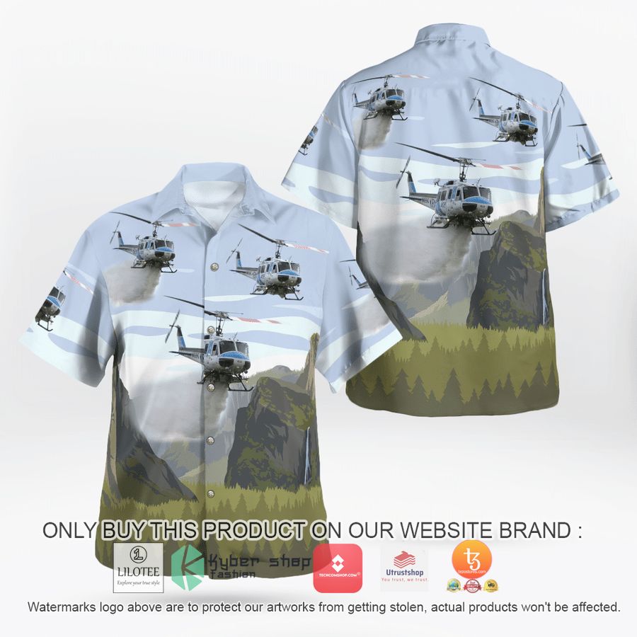 kern county fire department bell 205 hawaiian shirt 1 57571