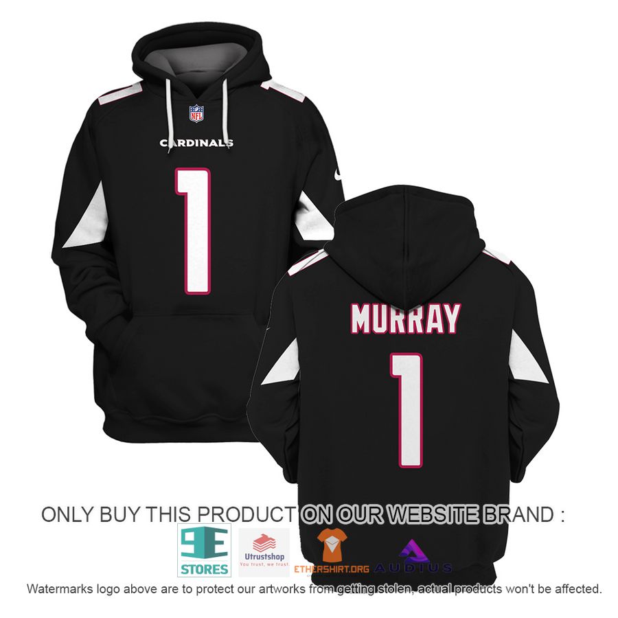 kyler murray 1 arizona cardinals black hoodie shirt 1 86171