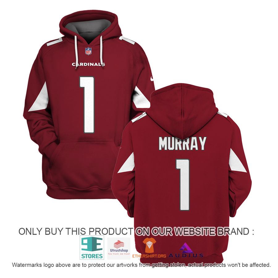 kyler murray 1 arizona cardinals dark red hoodie shirt 1 65198