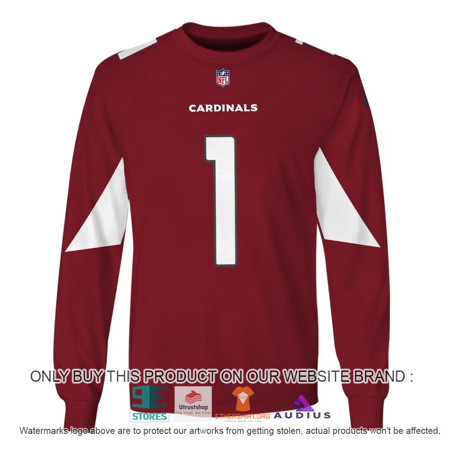 kyler murray 1 arizona cardinals dark red hoodie shirt 4 68160