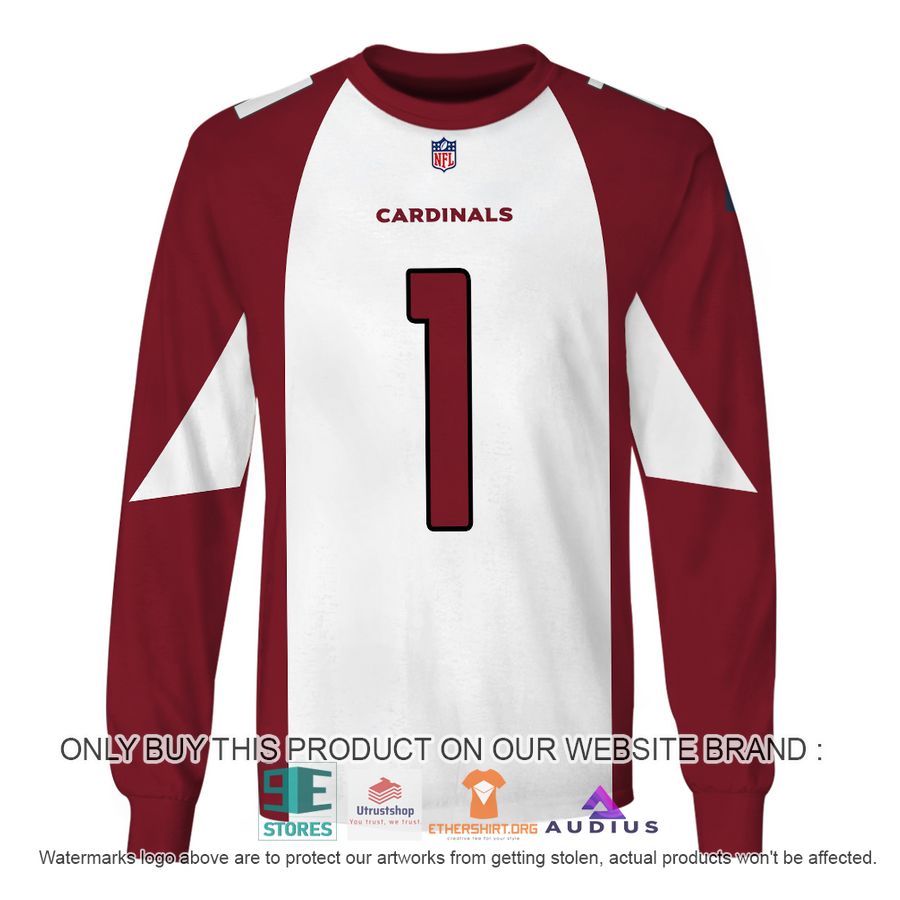kyler murray 1 arizona cardinals dark red white hoodie shirt 5 58116
