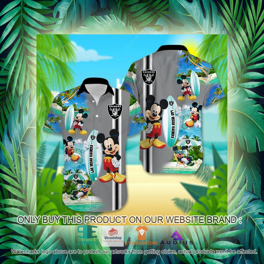las vegas raiders mickey mouse surfboard hawaii shirt 3 33264