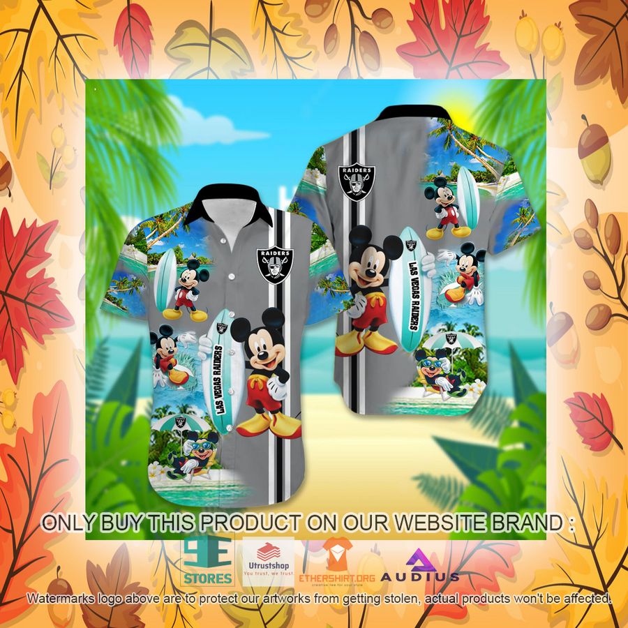 las vegas raiders mickey mouse surfboard hawaii shirt 4 92163