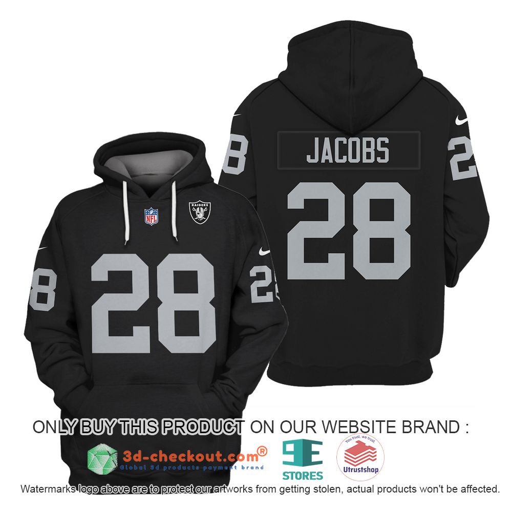 las vegas raiders nfl josh jacobs 3d shirt hoodie 2 86502