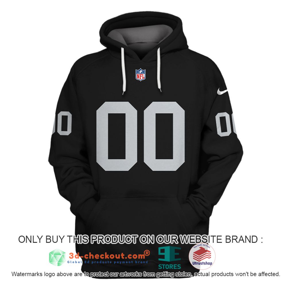 las vegas raiders nfl personalized black 3d shirt hoodie 1 23858