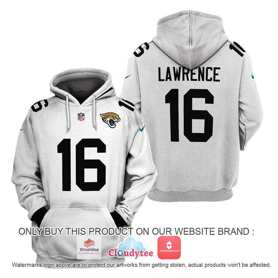 lawrence 16 jacksonville jaguars white nfl hoodie shirt 1 3596