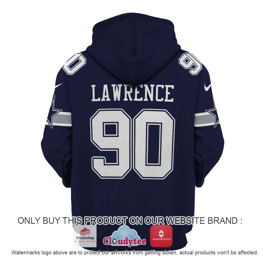 lawrence 90 dallas cowboys navy blue nfl hoodie shirt 3 26504