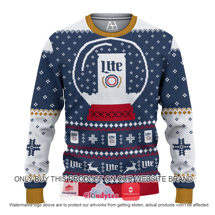 lite beer snowball christmas all over printed shirt hoodie 1 34949