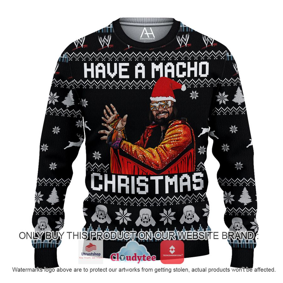 macho man christmas all over printed shirt hoodie 1 12123