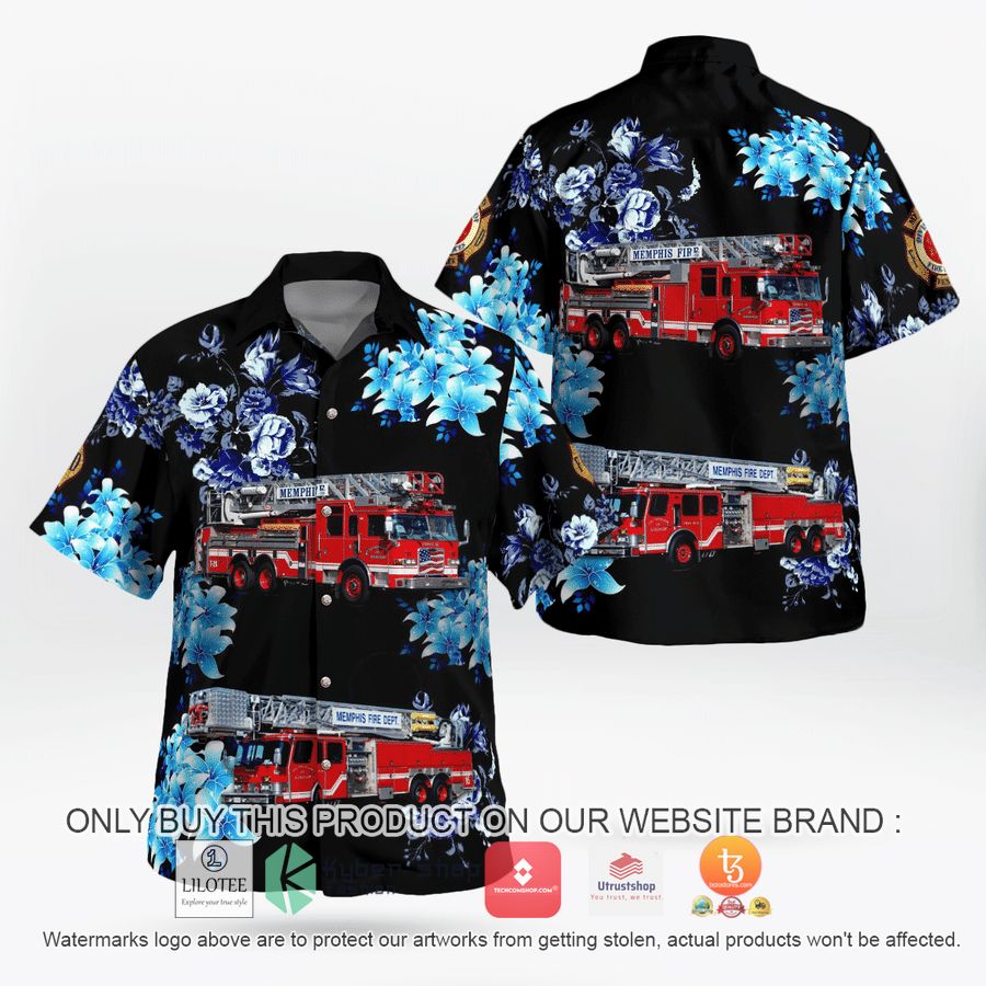 memphis fire department hawaiian shirt 1 83180