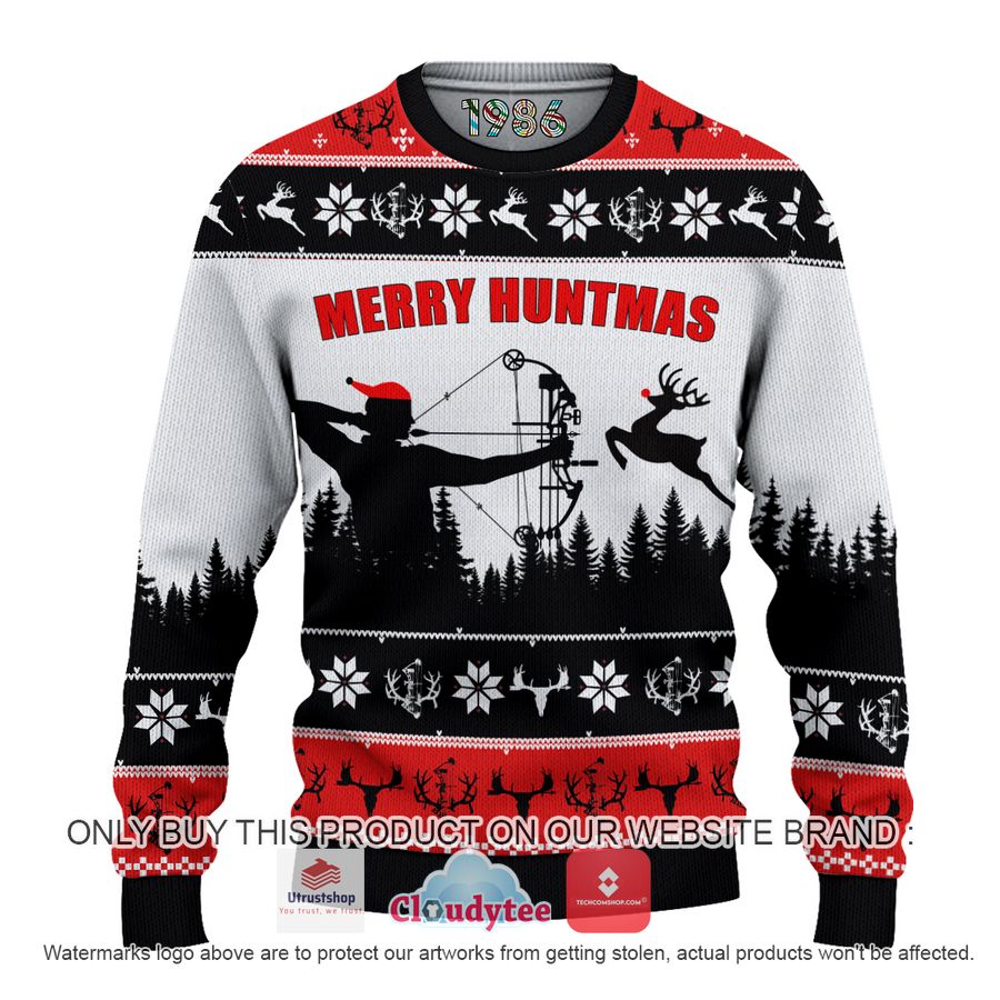 merry huntmas christmas all over printed shirt hoodie 1 94376