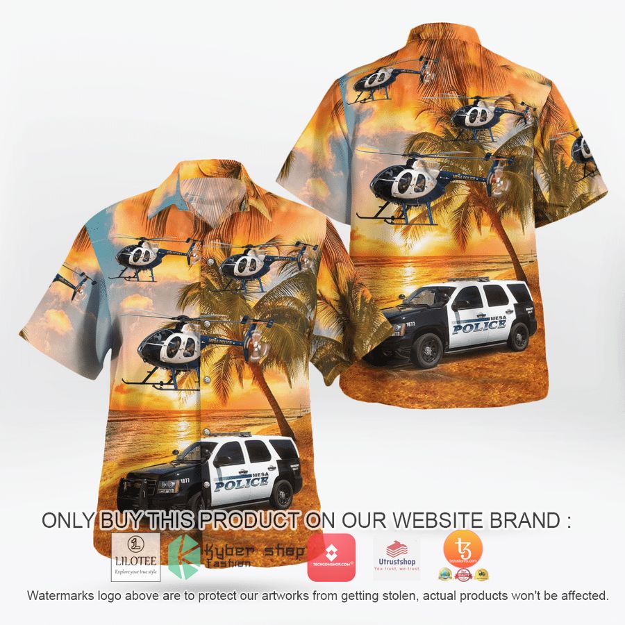 mesa police department md helicopters md500e n505mp falcon five car hawaiian shirt 1 30283
