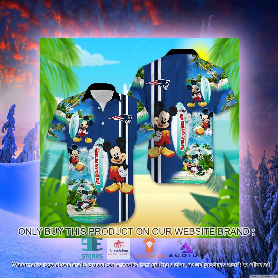 new england patriots mickey mouse surfboard hawaii shirt 2 77975
