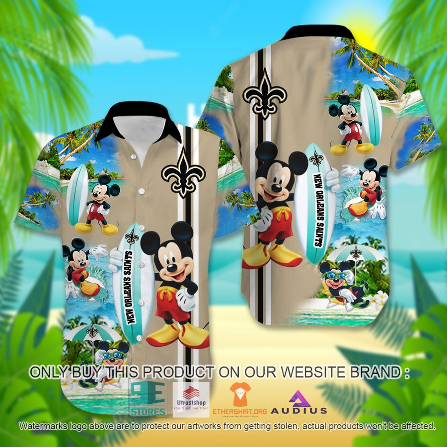 new orleans saints mickey mouse surfboard hawaii shirt 1 39911