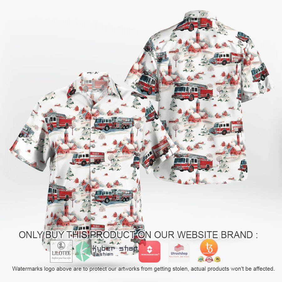 new york buffalo fire department christmas hawaiian shirt 1 62915