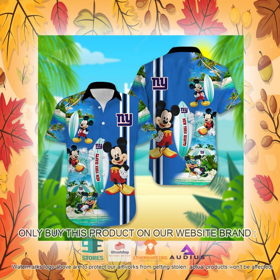 new york giants mickey mouse surfboard hawaii shirt 4 44401