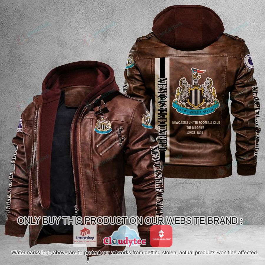 newcastle united f c premieleague leather jacket 2 82252