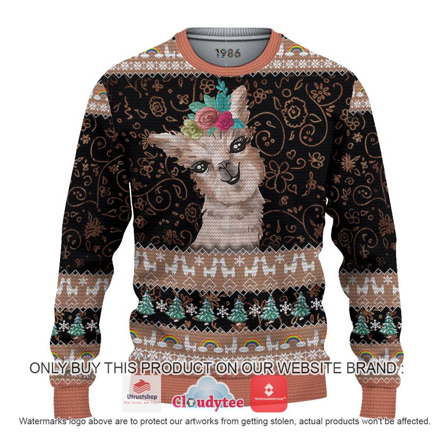 no probllama llama christmas all over printed shirt hoodie 1 99963