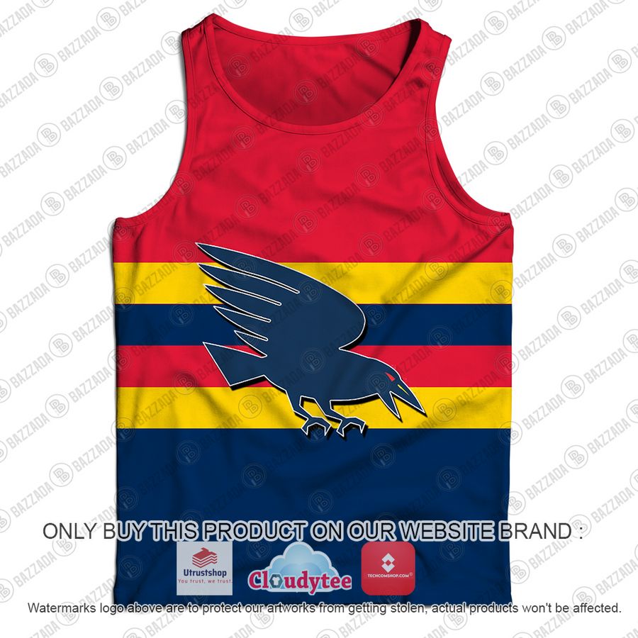 personalized adelaide crows football club vintage retro afl guernsey 1990 tank top 2 37831