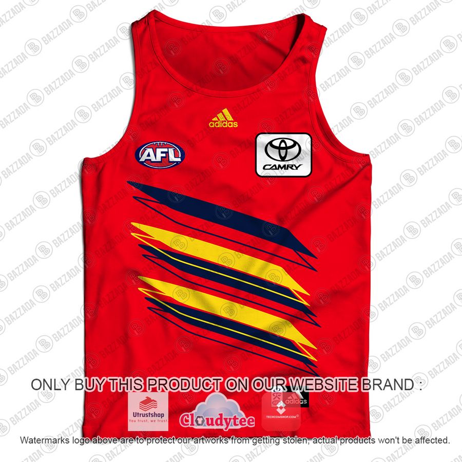 personalized adelaide crows football club vintage retro afl guernsey camry tank top 2 44272