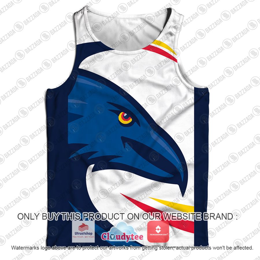 personalized adelaide crows football club vintage retro afl guernsey eagle tank top 2 56651