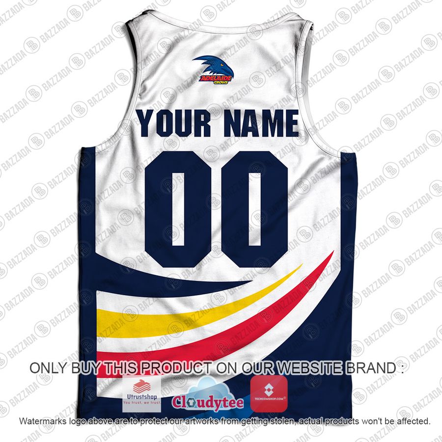 personalized adelaide crows football club vintage retro afl guernsey eagle tank top 3 78768