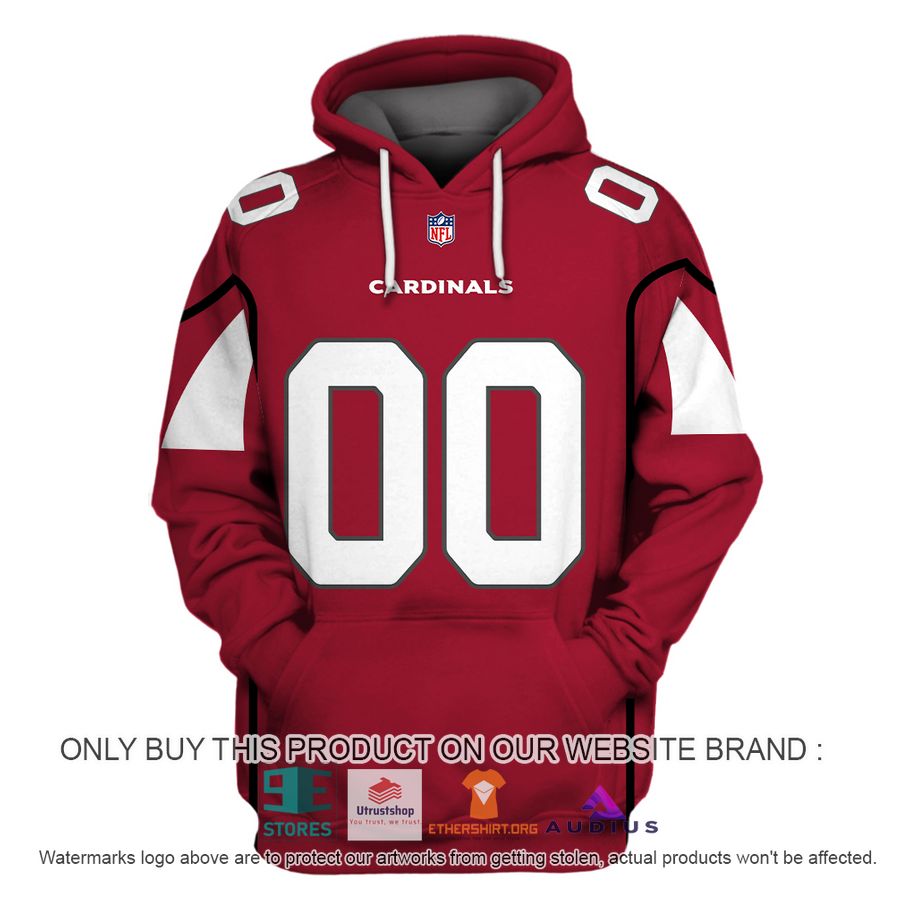 personalized arizona cardinals red hoodie shirt 2 70857