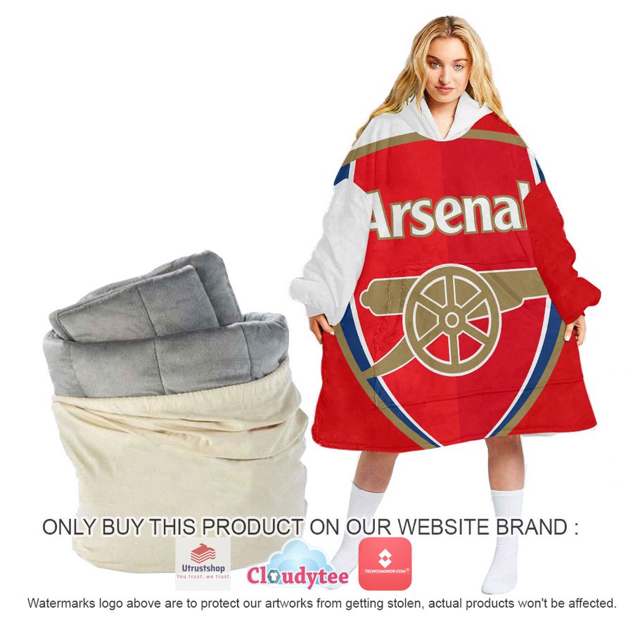 personalized arsenal oodie blanket hoodie 2 53115