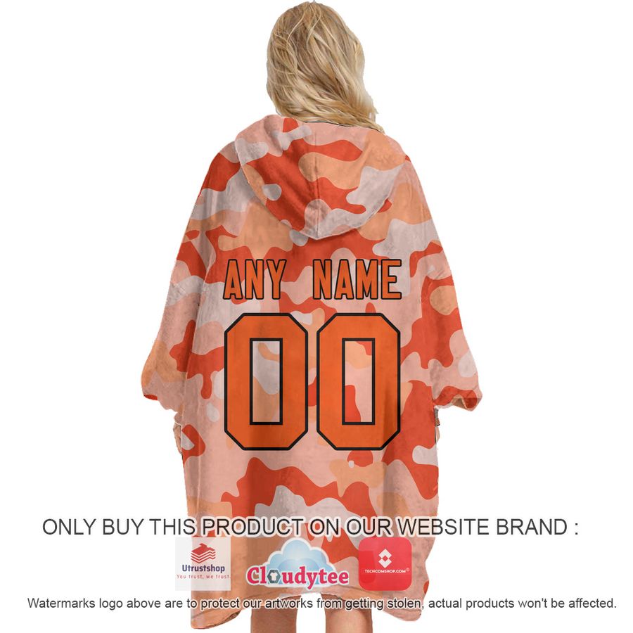personalized baltimore orioles camo oodie blanket hoodie 5 53676