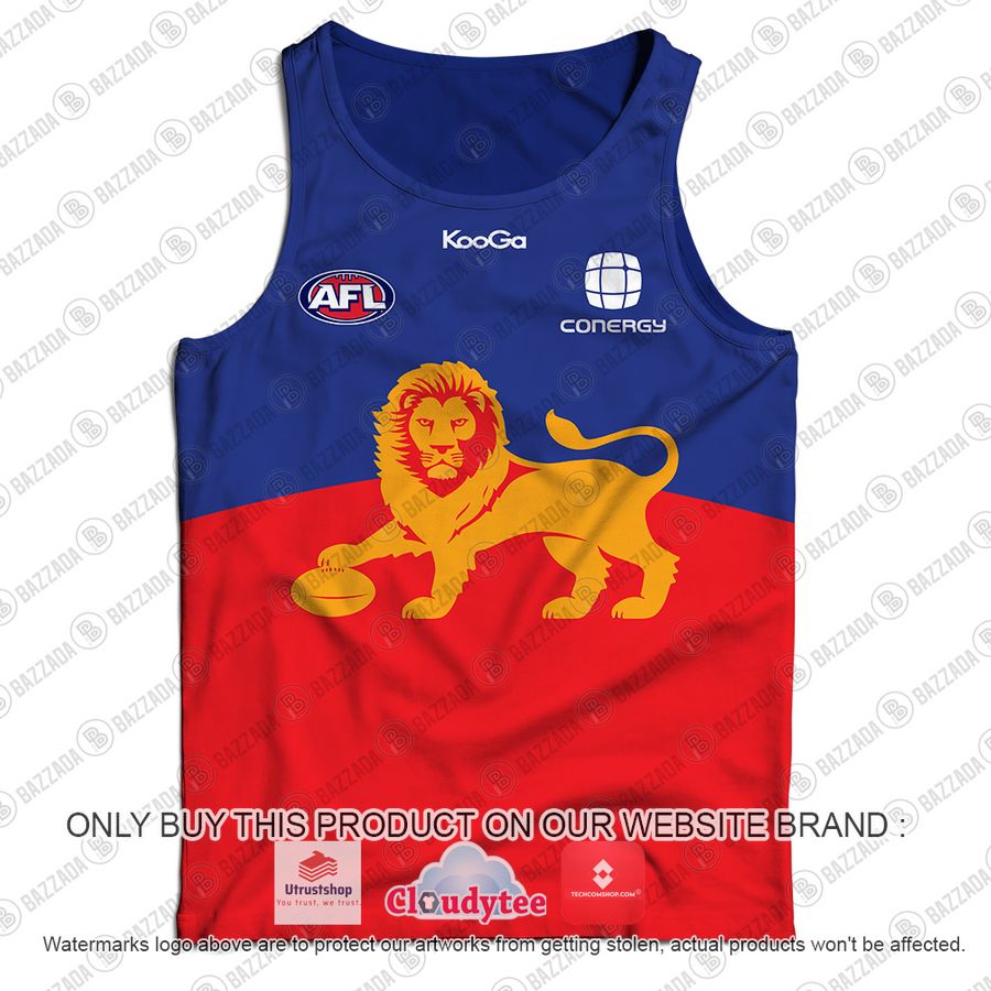 personalized brisbane lions football club vintage retro afl guernsey conergy tank top 2 35973